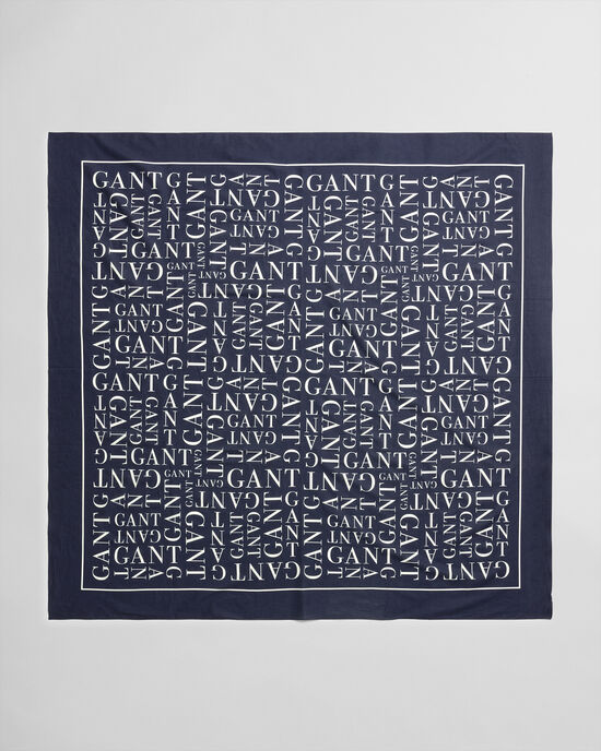 Sarong met typografische print