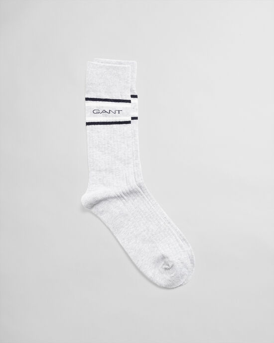 Gestreepte Logo sokken