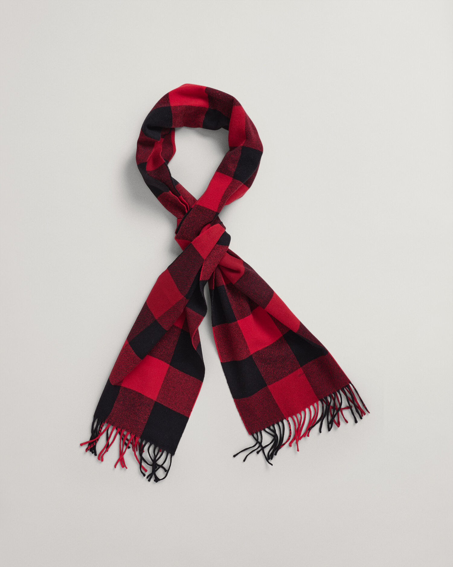 Gant Wollen sjaal rood casual uitstraling Accessoires Sjaals Wollen sjaals 