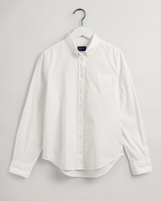 Garment-Washed Oxford-overhemd