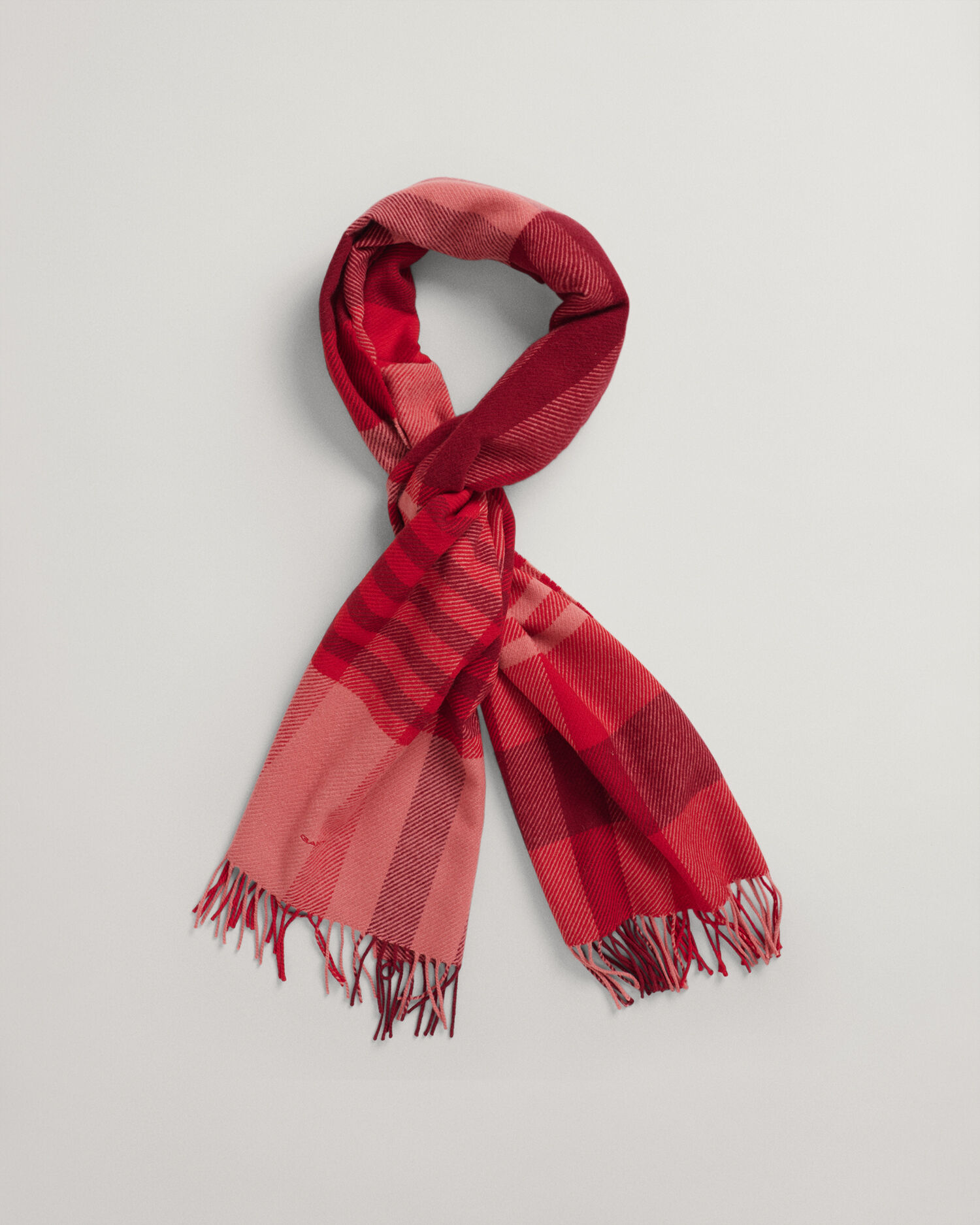 Accessoires Sjaals Wollen sjaals Gant Wollen sjaal rood casual uitstraling 