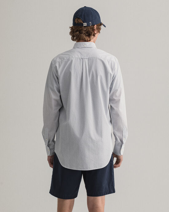 Regular Fit overhemd met microstippenprint